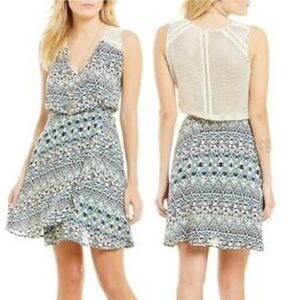 Miss Me Deep V Faux Wrap Dress